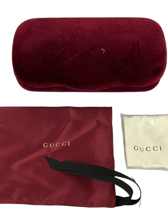 GUCCI GG0061S Dark Gray Gold Multi Plastic Hardware Sunglasses main image 7